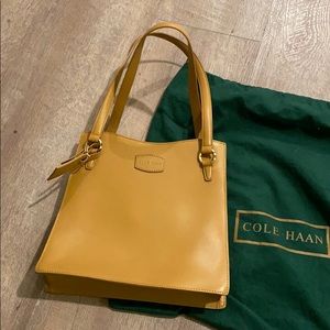 Cole Haan 70s style bag in tan